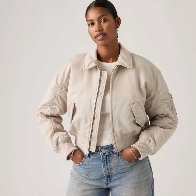 Levi's Bowie Cropped Bomber Jacket image number 3